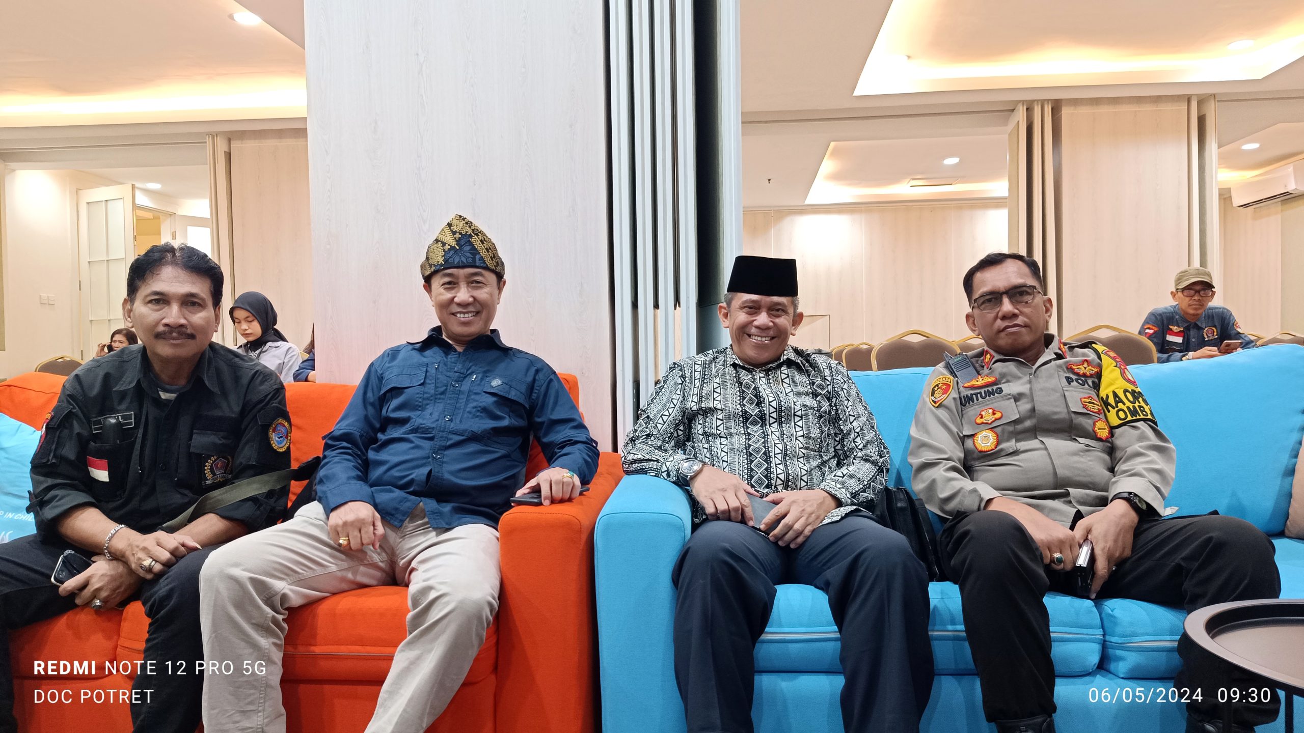Kapolsek Bekasi Selatan kompol untung, Brigjen TNI (Purn) H. kemal Hendrayadi, Dr H. Kemas Herman, SH.M.H.Rhagil ASN. 